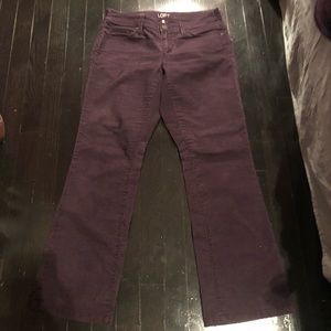 Corduroy boot cut jeans